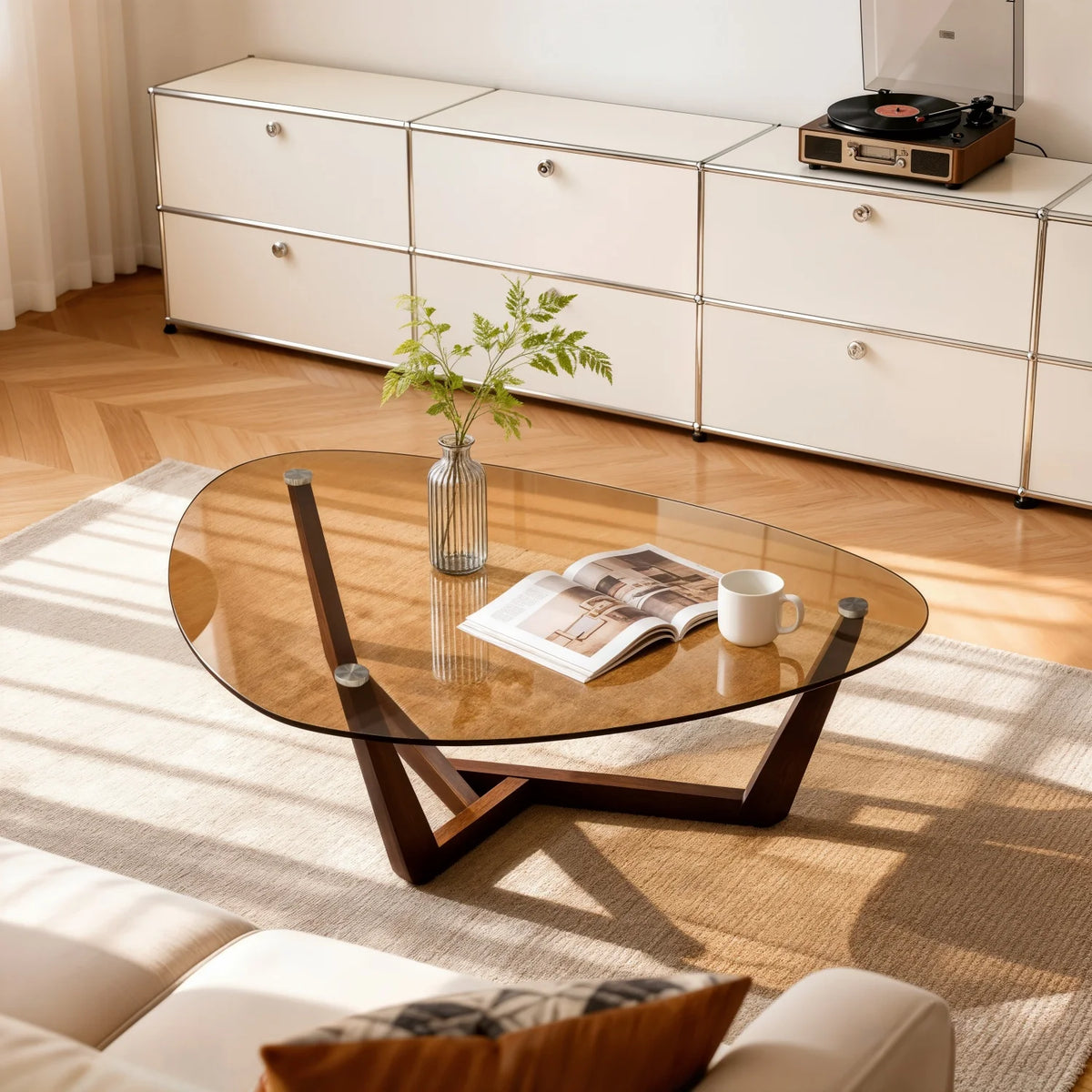 Table basse Colette, vue de dessus