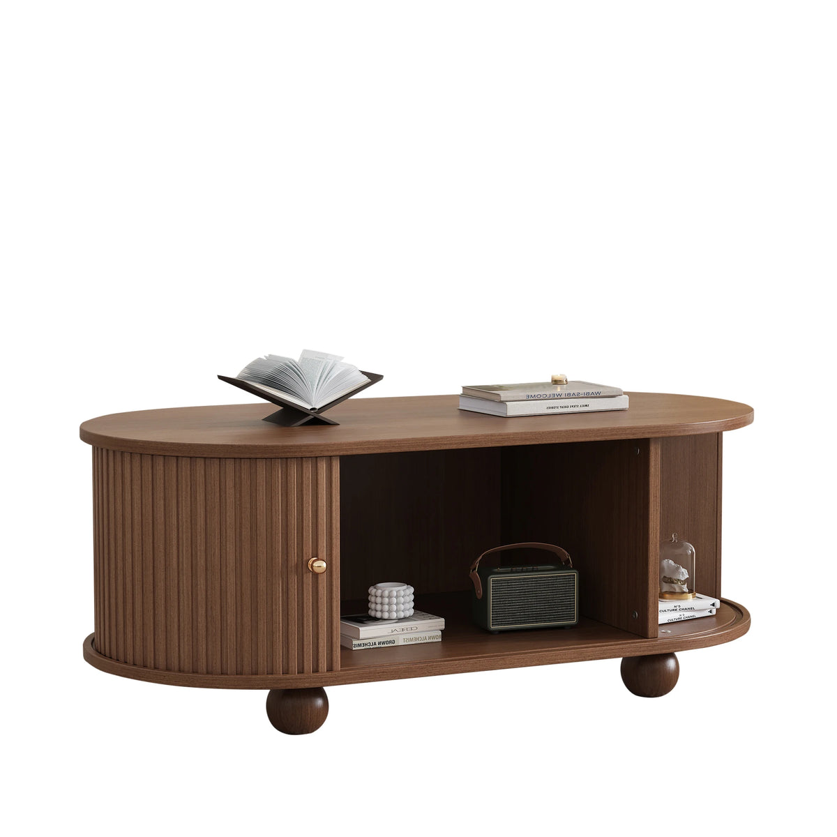 Table basse Inès, détail des pieds fins