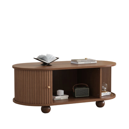 Table basse Inès, détail des pieds fins