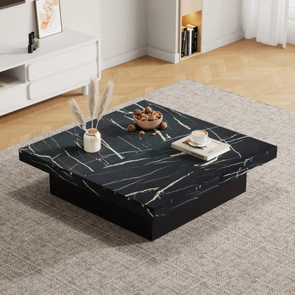 Table basse Rose carrée effet marbre, vue 8