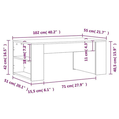 Table basse Jeanne rectangulaire noire, vue 8